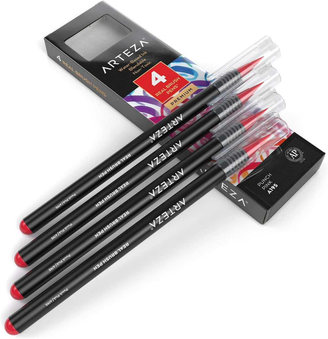 ARTEZA Real Brush Watercolour Pens - 3 Colours - 12 Pack - liquidation.store