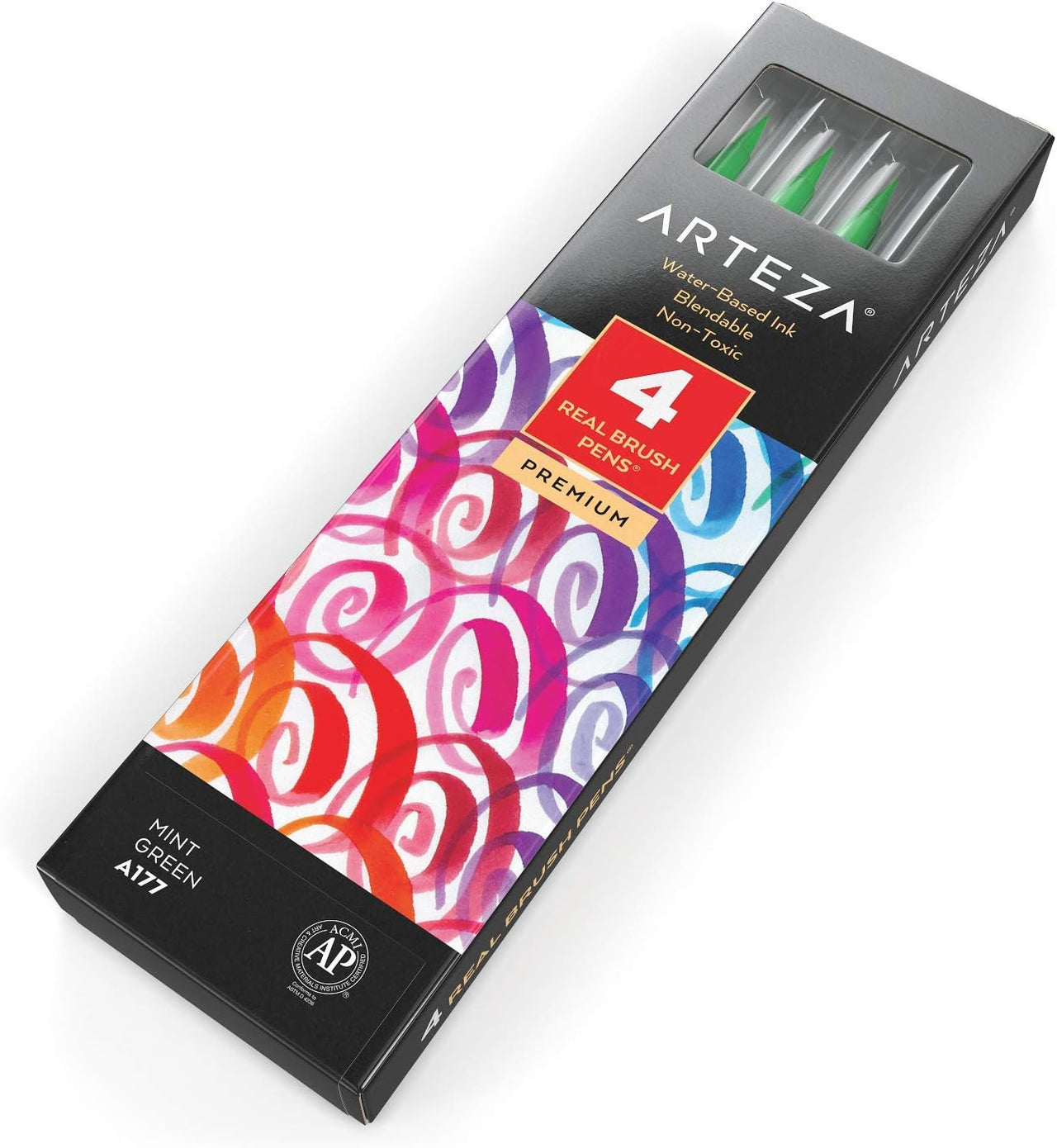 ARTEZA Real Brush Watercolour Pens - Mint Green - liquidation.store