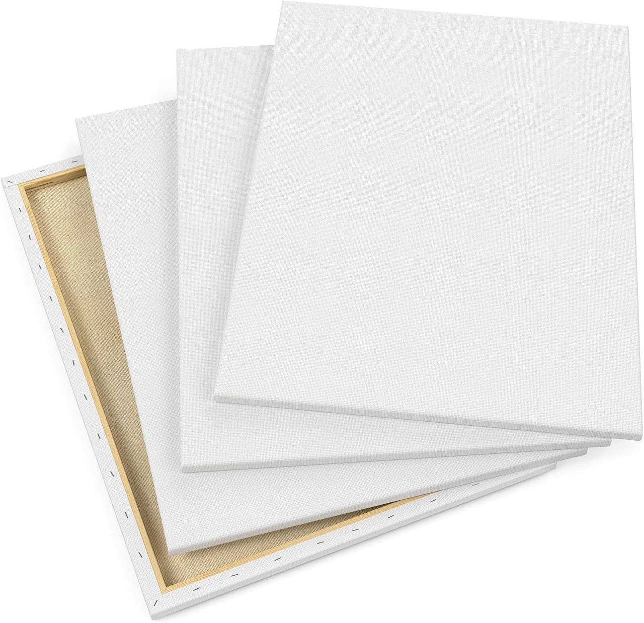 Arteza Stretched Art Canvas 45.7x61 cm - Pack of 4 - liquidation.store