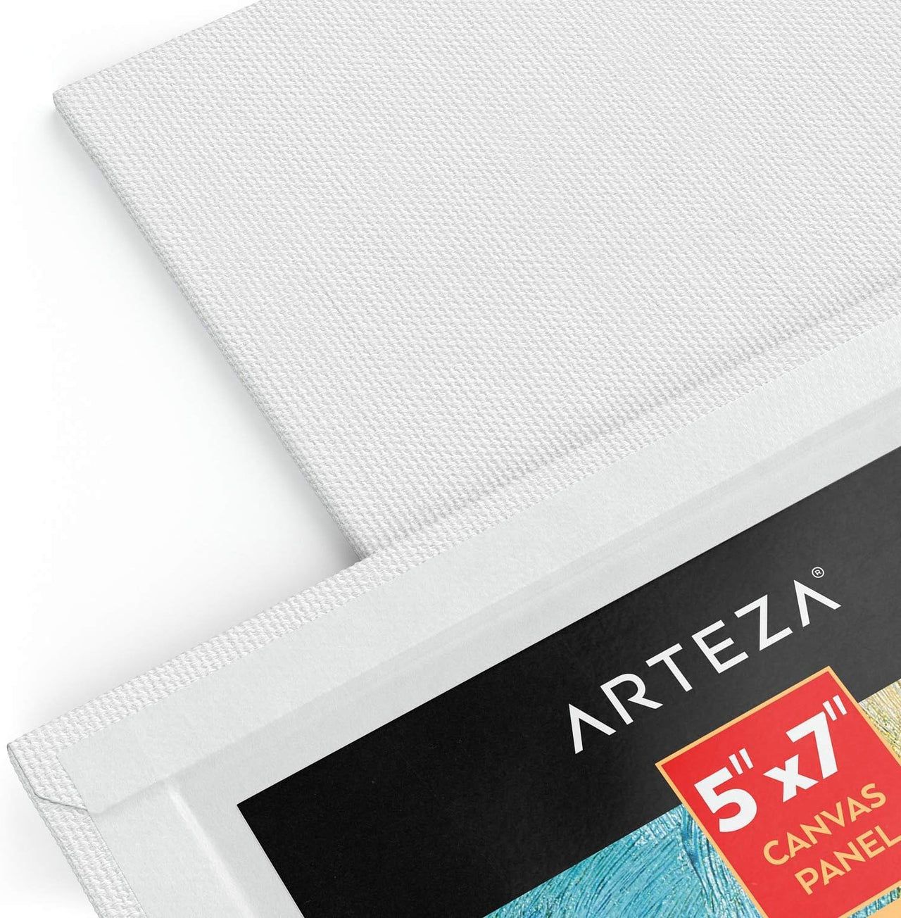 Arteza Stretched Canvas for Painting 12.7x17.8cm (5x7in), Pack of 14 - liquidation.store