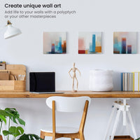 Thumbnail for Arteza Stretched Square Canvas - 6 Pack 20cm x 20cm (7.9 x 7.9inch) - liquidation.store