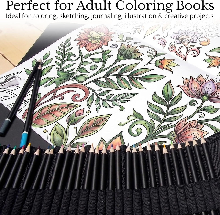 ARTISTIK Coloured Pencil Set 47 Pieces – 3.5mm Artist Grade Drawing & Sketching Pencils - liquidation.store