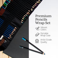 ARTISTIK Coloured Pencil Set 47 Pieces – 3.5mm Artist Grade Drawing & Sketching Pencils - liquidation.store