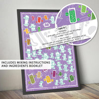 Thumbnail for Atlad & Green 50 Smoothies to Make Scratch Off Poster - liquidation.store