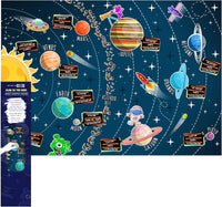 Thumbnail for Atlas & Green Glow in the Dark Space Kids Scratch off Poster - liquidation.store