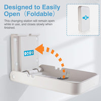 Thumbnail for Baby Changing Station - Vertical Wall Mounted Changing Table - Commercial or Domestic - liquidation.store