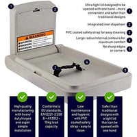 Thumbnail for Baby Changing Station - Wall Mounted Unit Changer Commercial Fold Down - liquidation.store