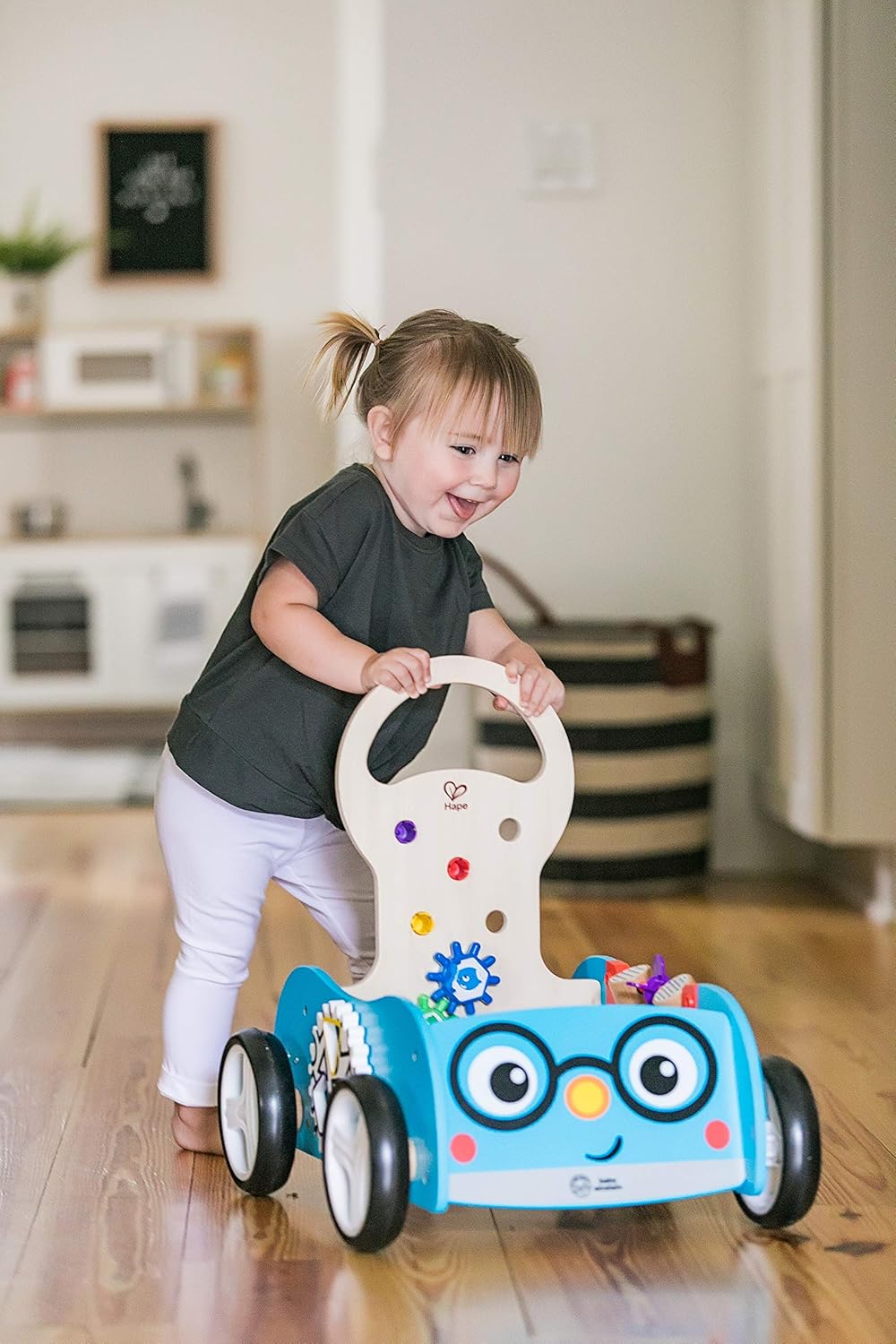 Baby Einstein Discovery Buggy Wooden Activity Walker & Wagon - liquidation.store