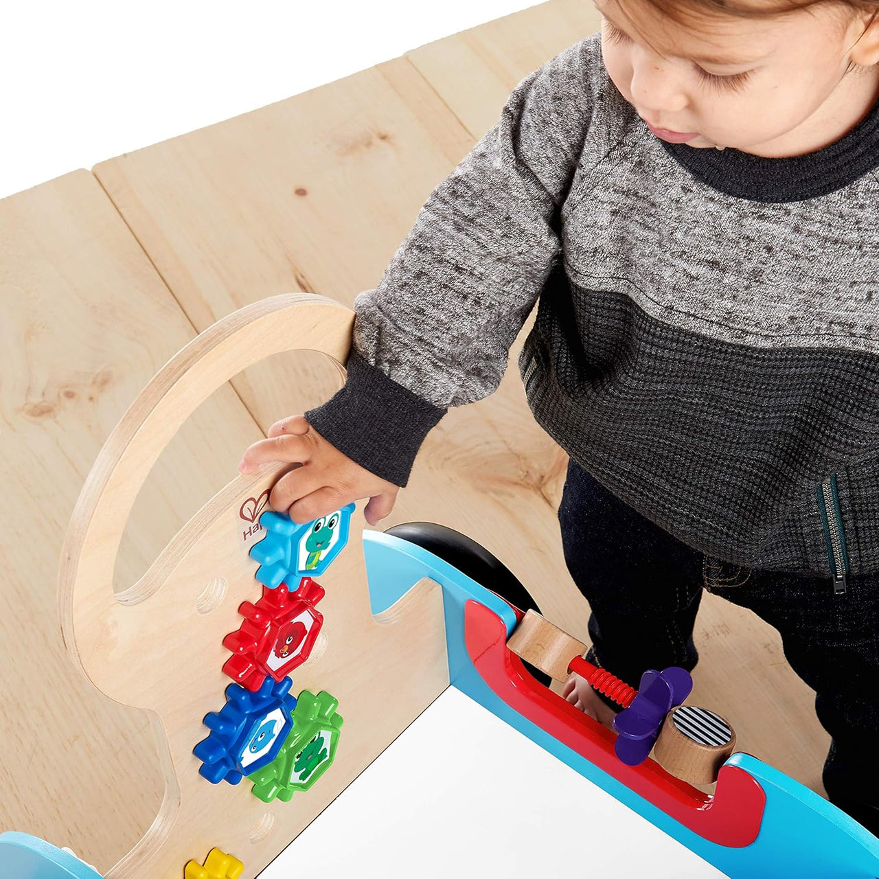 Baby Einstein Discovery Buggy Wooden Activity Walker & Wagon - liquidation.store