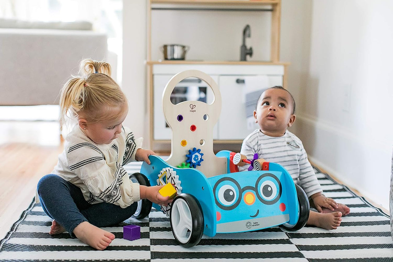 Baby Einstein Discovery Buggy Wooden Activity Walker & Wagon - liquidation.store