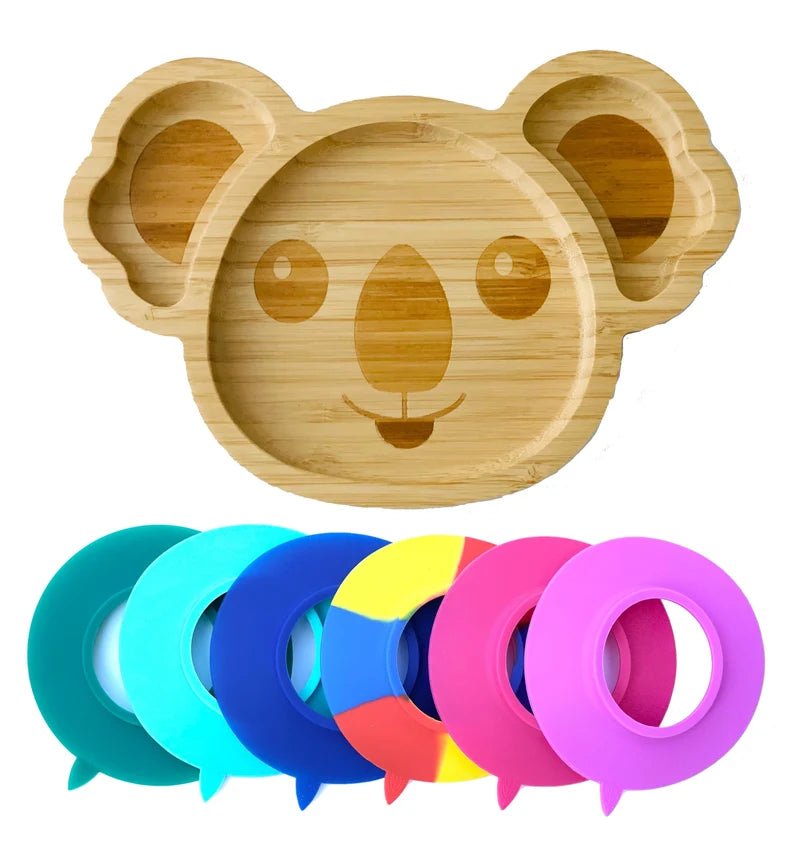 Baby & Toddler Bamboo Suction Plate (Various Designs) - liquidation.store