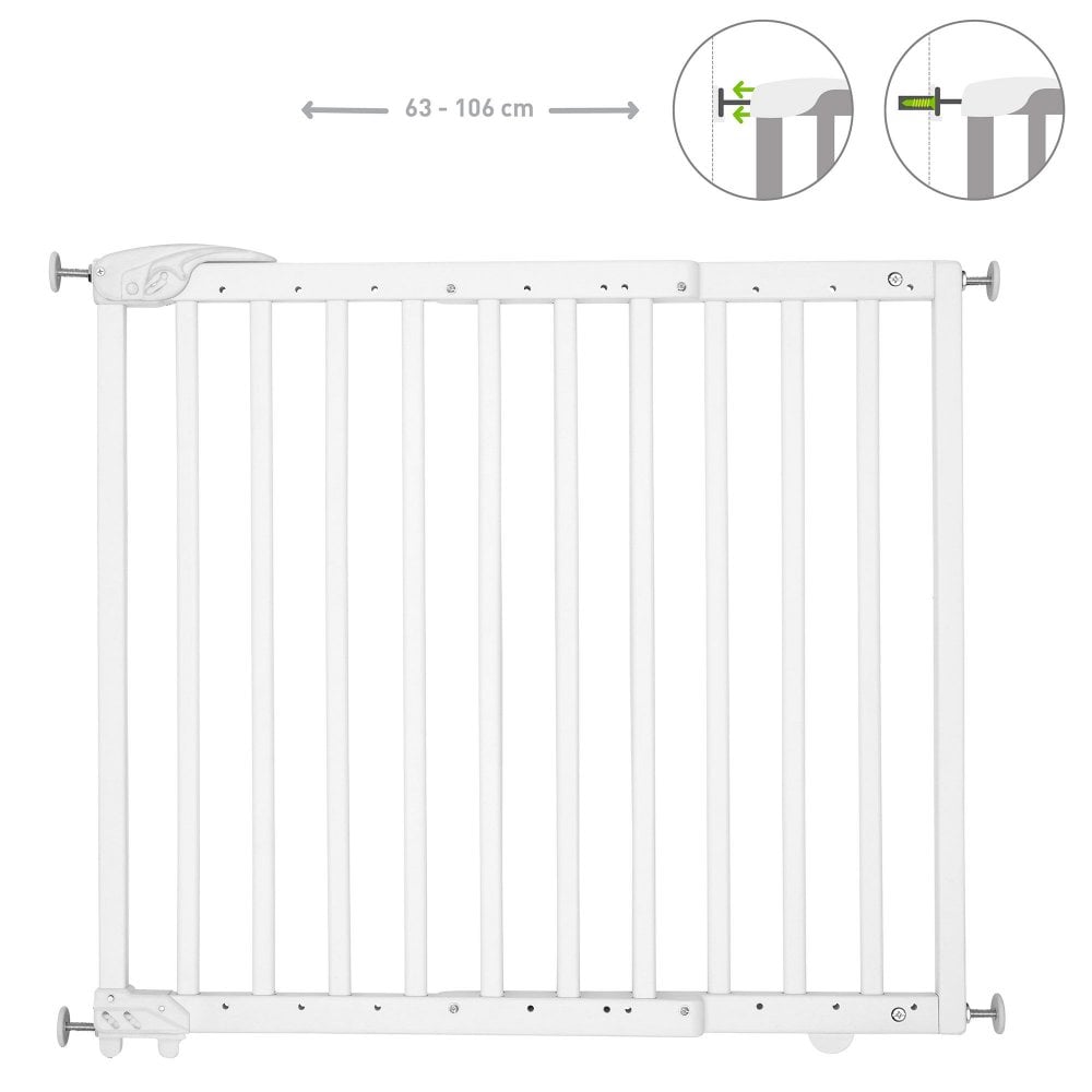 Badabulle Deco Pop Wooden Extending Safety Gate 63.5–106cm