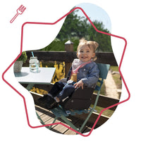 Badabulle Yummy Travel Portable Booster Seat – Foldable Toddler Chair Booster - liquidation.store