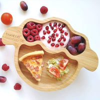 Thumbnail for bamboo bamboo Baby and Toddler Suction Plate Lamb - Blue - liquidation.store