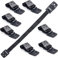 Thumbnail for Bebe Earth Furniture Straps - Anti Tip Strap for Baby Proofing & Child Safety - 8 Pack - Black - liquidation.store