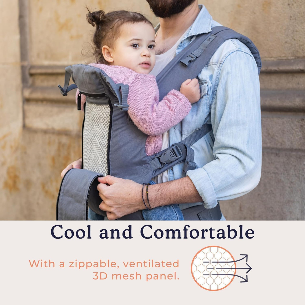 Beco 8 Cool Mesh Baby Carrier Newborn to Toddler - 3-20 kg (Black) - liquidation.store