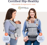 Beco Gemini Baby Carrier Newborn to Toddler - 3-16 kg (Grey) - liquidation.store