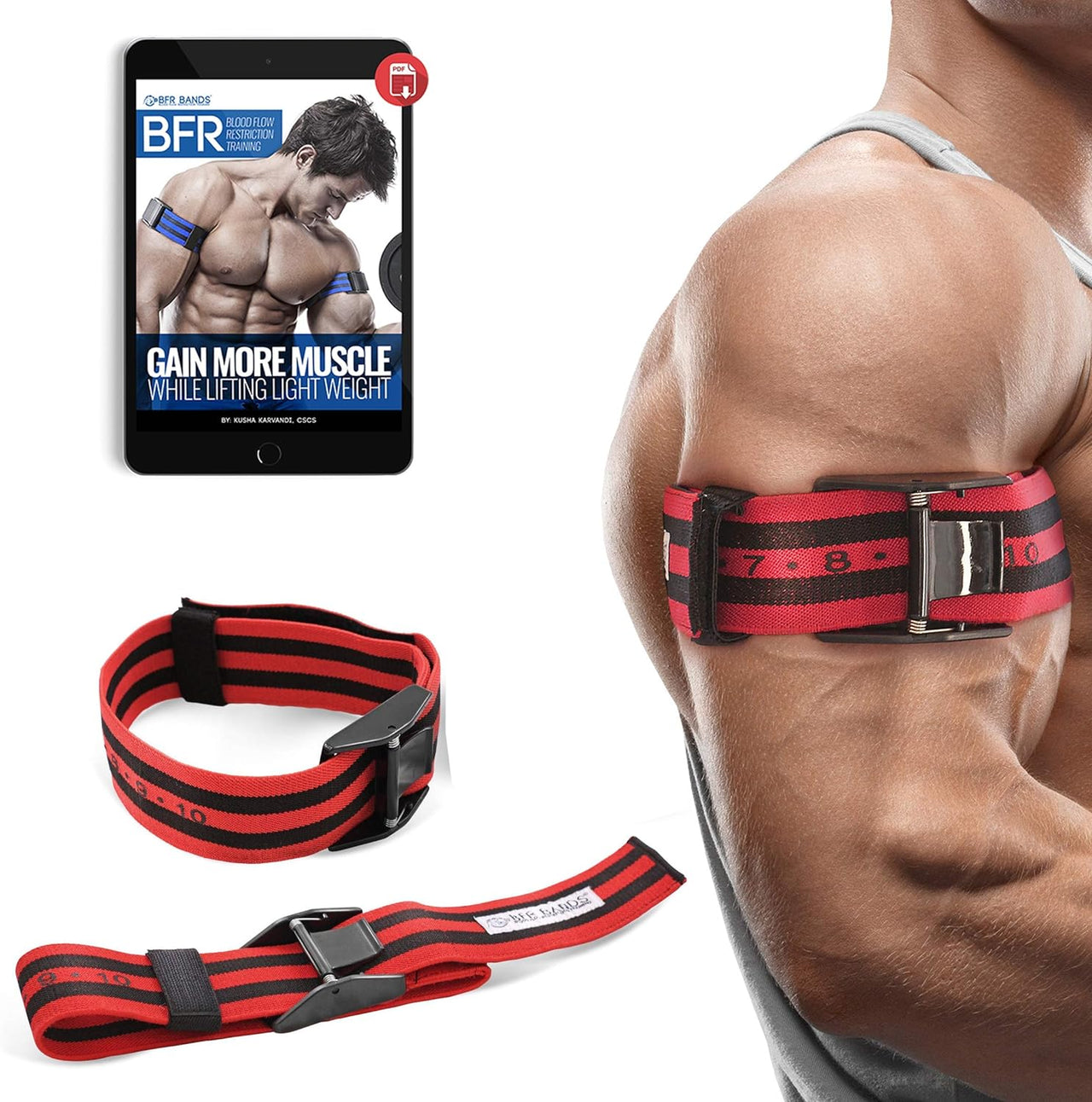 BFR BANDS Blood Flow Restriction Bands - liquidation.store