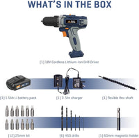 Thumbnail for BLUE RIDGE 18V Cordless Drill Driver BR2809 - liquidation.store