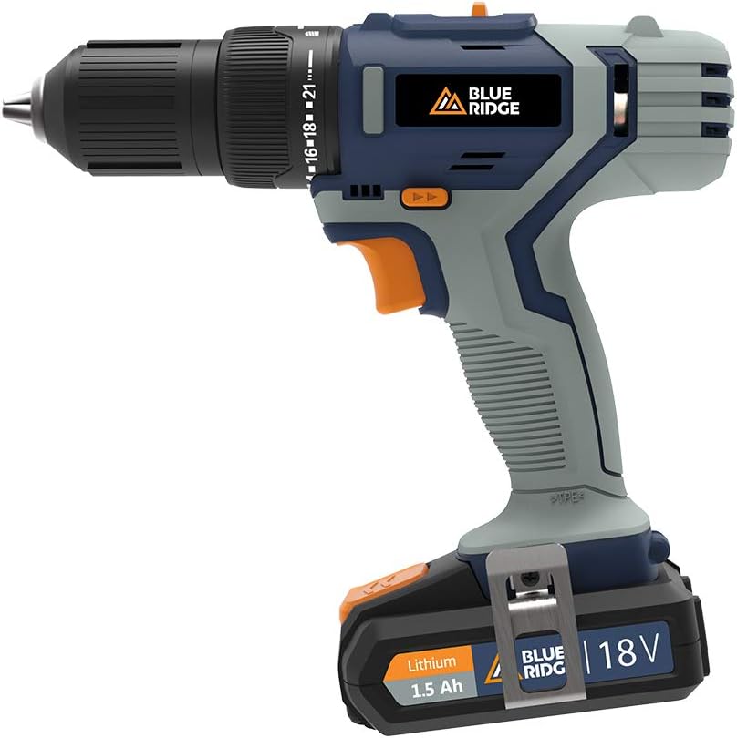 BLUE RIDGE Cordless Hammer Drill 20V Max - liquidation.store