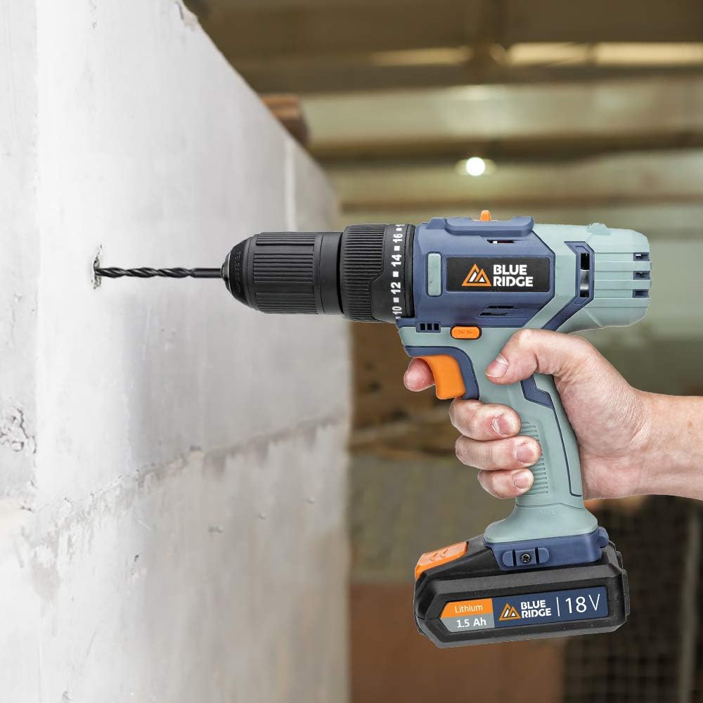 BLUE RIDGE Cordless Hammer Drill 20V Max - liquidation.store