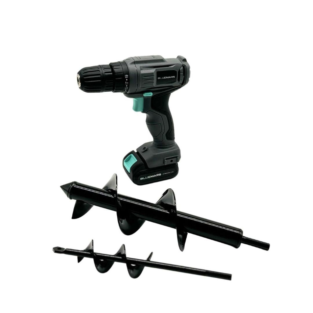 Bluemars 12V MAX Drill and Garden Auger Set - liquidation.store