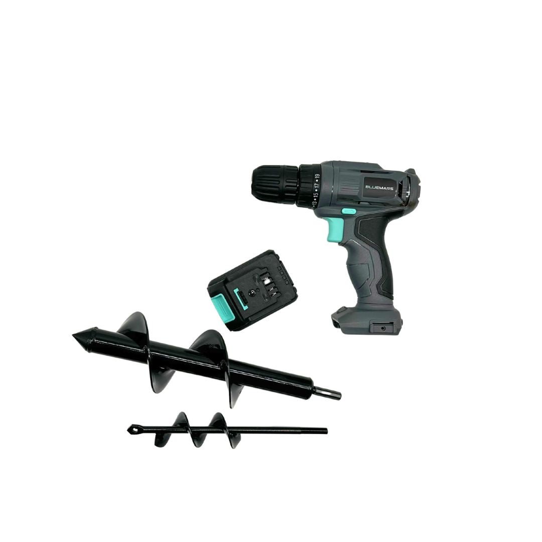 Bluemars 12V MAX Drill and Garden Auger Set - liquidation.store