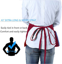 Thumbnail for BOHARERS Waist Apron with 3 Pockets - Red Short Apron - liquidation.store
