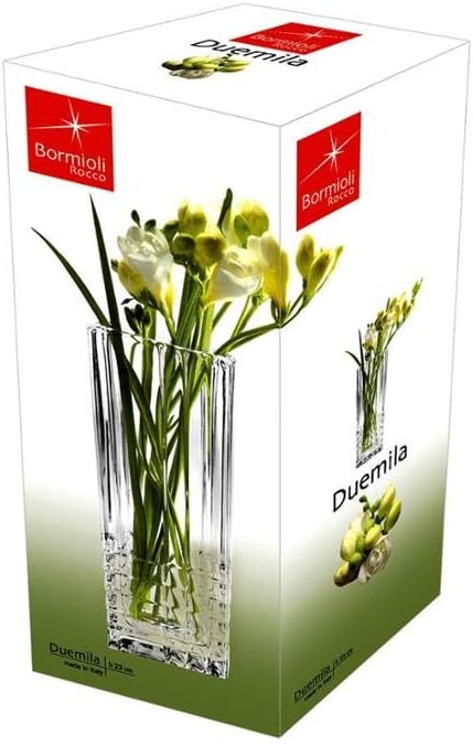 Bormioli Rocco Duemila Square Flower Vase - liquidation.store
