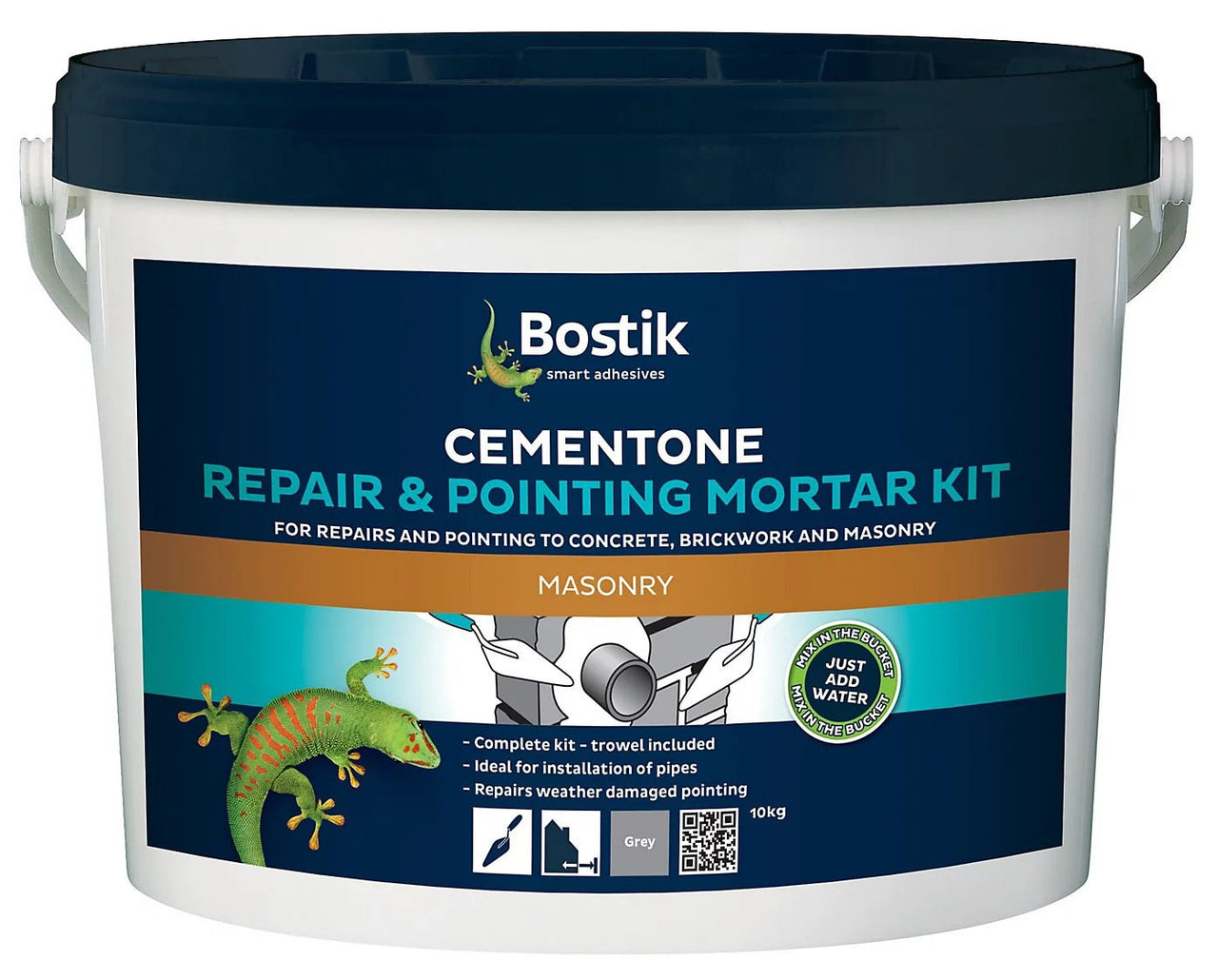 Bostik Cementone Grey Repair & pointing kit 10kg - X2 - liquidation.store