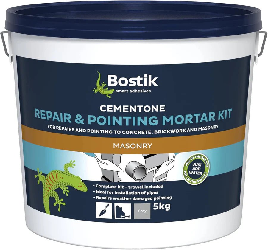 BOSTIK Cementone Grey Repair & pointing kit 5KG - liquidation.store