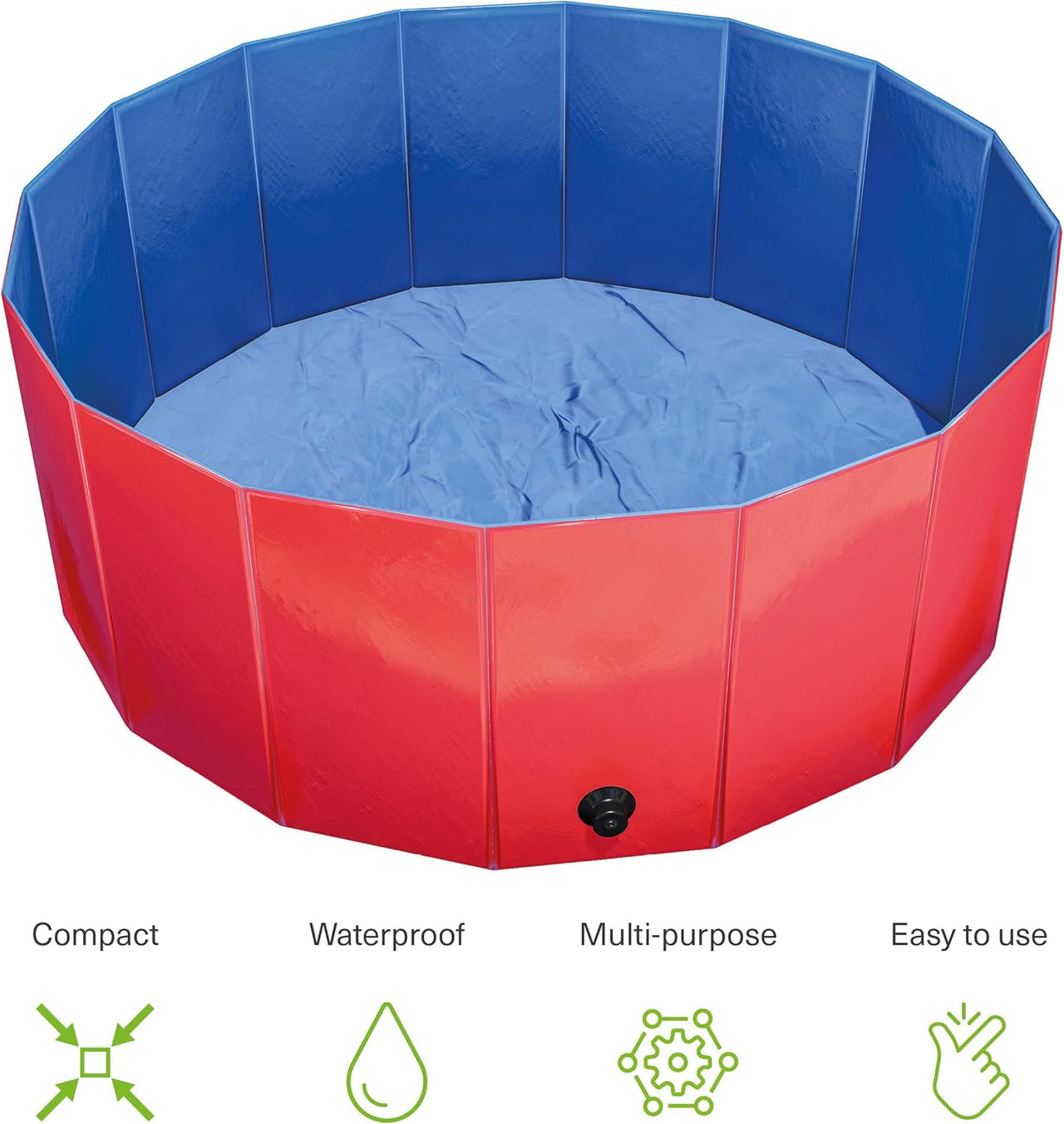 Bramble - 80cm x 30cm Toddler Dog Swimming Pool with Reinforced Walls and Slip Resistant Bottom - liquidation.store