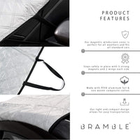 BRAMBLE Car Windscreen Sun Shade - 150 x 120cm - liquidation.store