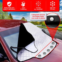 BRAMBLE Car Windscreen Sun Shade - 150 x 120cm - liquidation.store