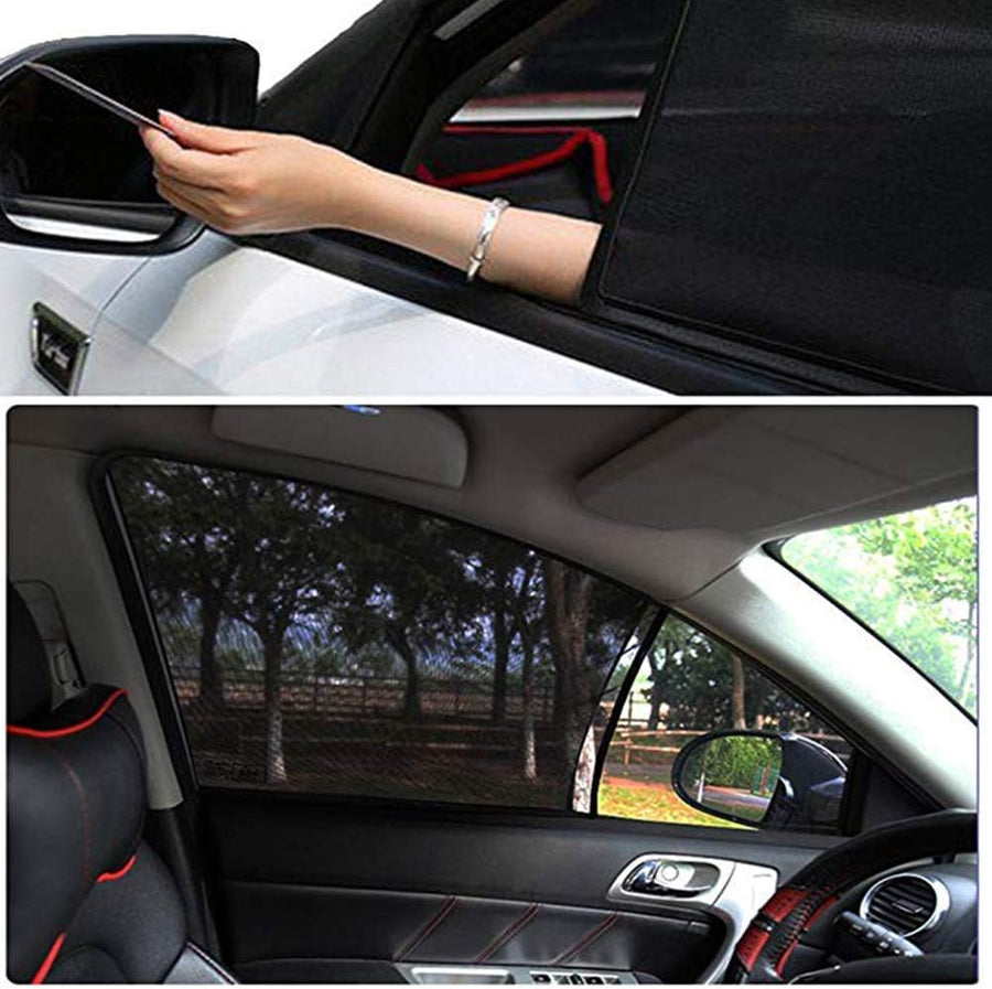 Breathable Universal Front Car Window SunShade - 2 Pack - liquidation.store