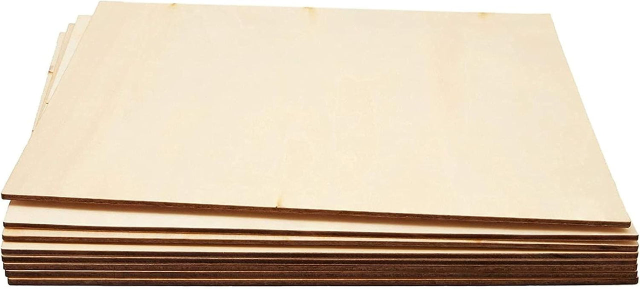 Bright Creations 8 x 10" Square Plywood Craft Sheets - 8 Pack - liquidation.store