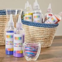 Bright Creations Coloured Sand Bottles Rainbow Colours (10 Pack) - liquidation.store
