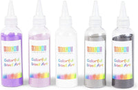 Bright Creations Coloured Sand Bottles Rainbow Colours (10 Pack) - liquidation.store