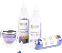 Bright Creations Coloured Sand Bottles Rainbow Colours (10 Pack) - liquidation.store
