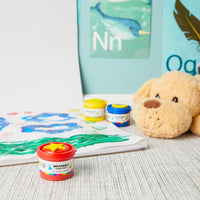 Bright Creations Finger Paint Pad for Kids - 50 Sheets - liquidation.store