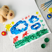 Bright Creations Finger Paint Pad for Kids - 50 Sheets - liquidation.store