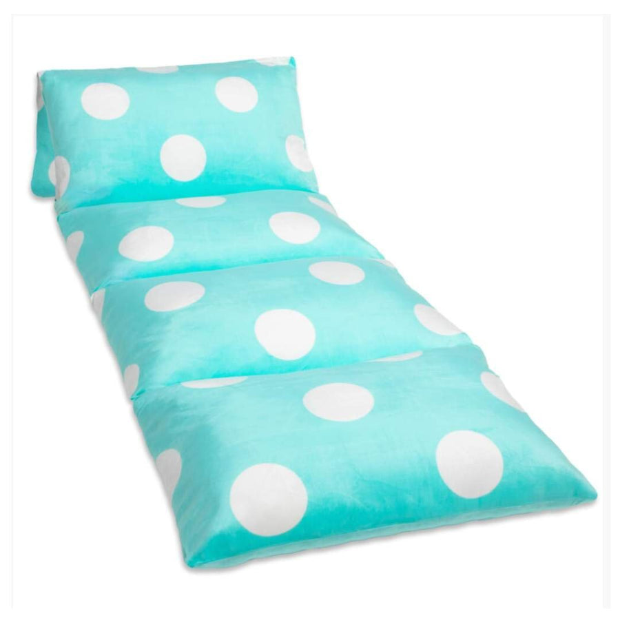 Butterfly Craze Mattress Bed Lounger Cover (Polka Aqua - King) - liquidation.store