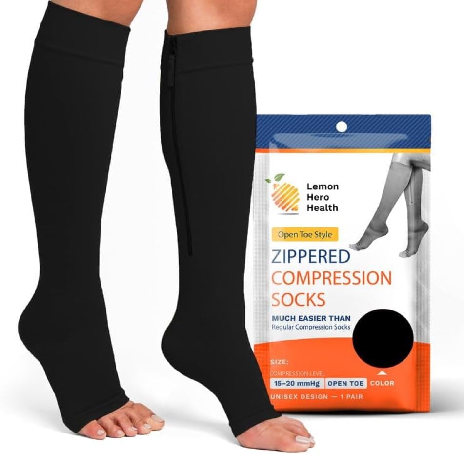 Calf Compression Sleeve 3XL (Black) - Lemon Hero Health - liquidation.store