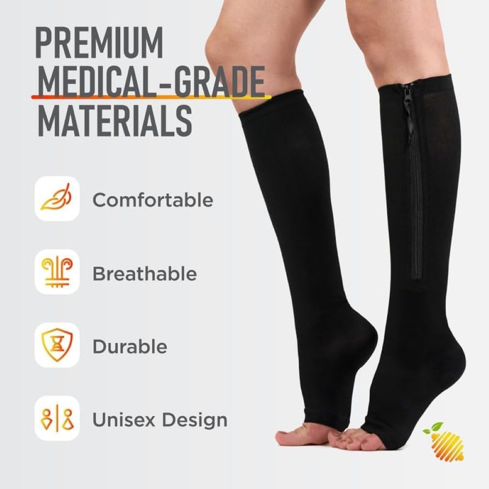 Calf Compression Sleeve 3XL (Black) - Lemon Hero Health - liquidation.store