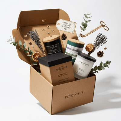 Candle Mystery Box - £75+ RRP candles: 4 mixed sized candles. A Variety of Scents, Sizes & Brands - liquidation.store