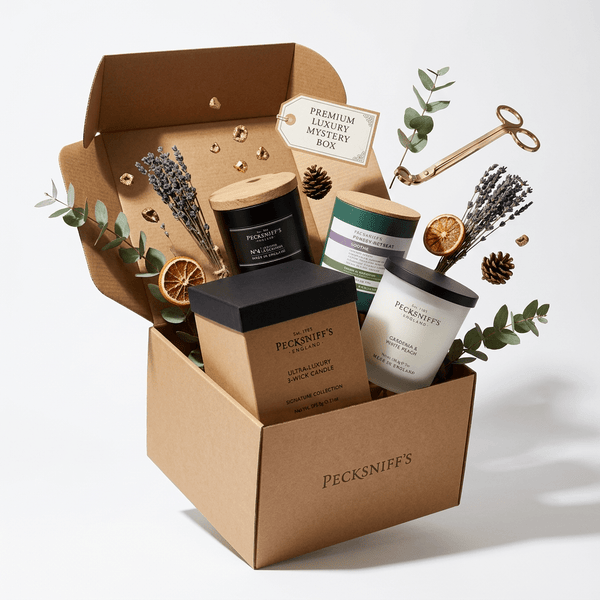 Candle Mystery Box - £75+ RRP candles: 4 mixed sized candles. A Variety of Scents, Sizes & Brands - liquidation.store