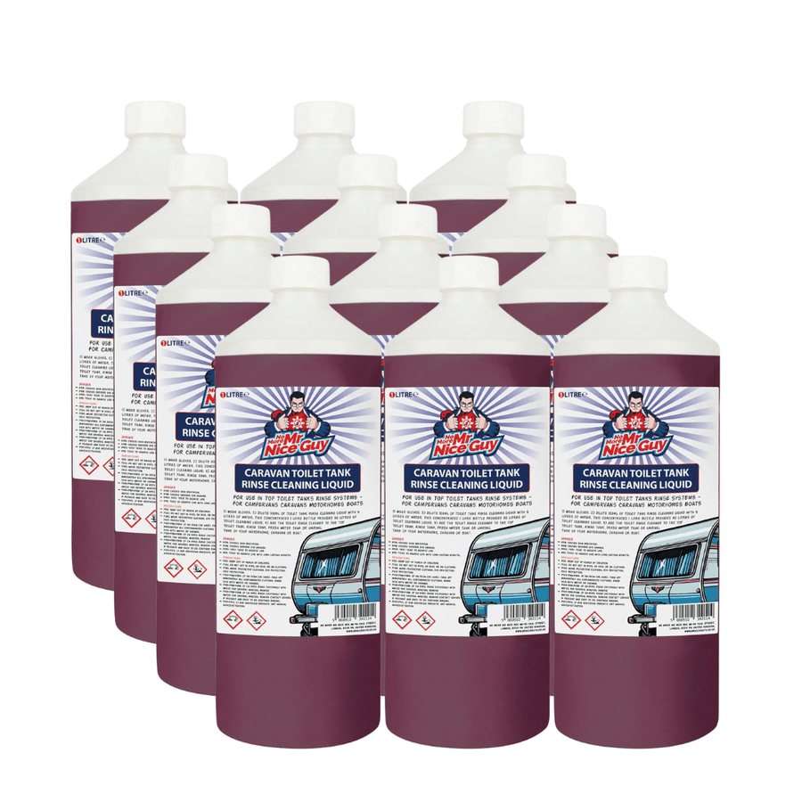 Caravan Toilet Tank Rinse Cleaning Liquid Chemicals 1L X 12 - liquidation.store
