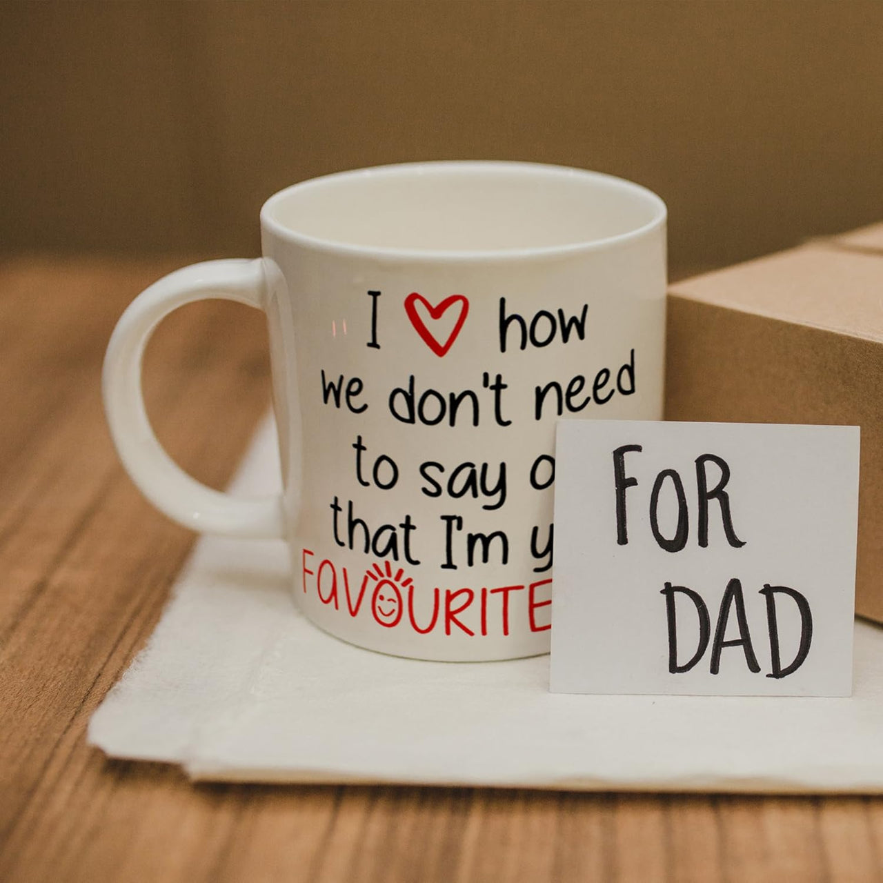 Ceramic Funny Quote Mug with Favourite Child Design 312m - liquidation.store