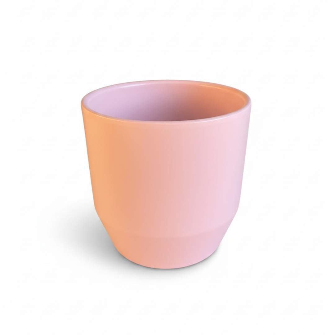 Ceramic Pink Pot - Fits up to 12cm Plant Pots - liquidation.store