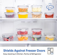 Thumbnail for Chef's Path 16 Piece Set of Storage Boxes BPA Free – Labels & 1 Chalk Marker - liquidation.store